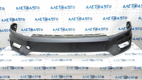 Bare front bumper VW Tiguan 18- graphite LD7X, pressed, cracks