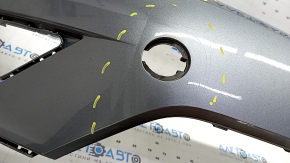 Bare front bumper VW Tiguan 18- graphite LD7X, pressed, cracks