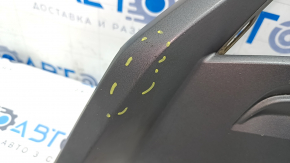Adjustment of the front bumper lower VW Tiguan 18 - scratches, dented, crack