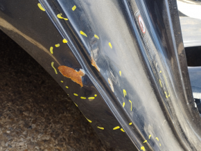 Quarter wing rear right Hyundai Sonata 20-22 graphite, on the body, dented, bumps