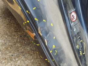 Quarter wing rear right Hyundai Sonata 20-22 graphite, on the body, dented, bumps