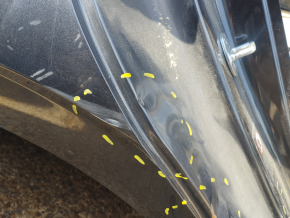 Quarter wing rear right Hyundai Sonata 20-22 graphite, on the body, dented, bumps