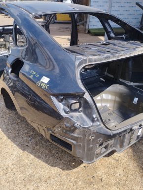 Quarter wing rear left Hyundai Sonata 20-22 graphite, on the body, bumps
