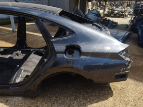 Quarter wing rear left Hyundai Sonata 20-22 graphite, on the body, bumps