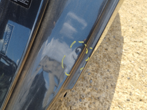 Quarter wing rear left Hyundai Sonata 20-22 graphite, on the body, bumps