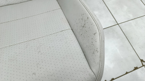Passenger seat VW Tiguan 18- without airbag, mechanical, leather, gray, heated, for dry cleaning, scratches on the lining