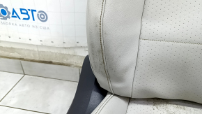 Passenger seat VW Tiguan 18- without airbag, mechanical, leather, gray, heated, for dry cleaning, scratches on the lining