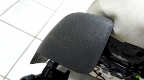 Passenger seat VW Tiguan 18- without airbag, mechanical, leather, gray, heated, for dry cleaning, scratches on the lining