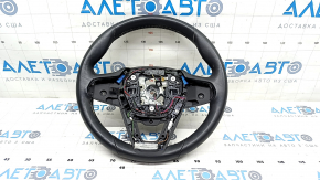 Naked steering wheel BMW 5 G30 17-22 leather black, Sport with heating, under petals, scratches