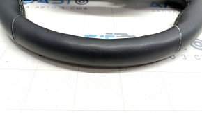 Naked steering wheel BMW 5 G30 17-22 leather black, Sport with heating, under petals, scratches