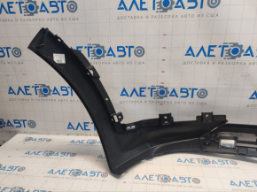 Front bumper lip Hyundai Tucson 16-18 structure dark gray under OEM trim pressed, cracked