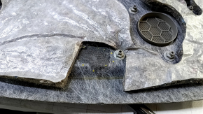 Rear shelf Cadillac ATS 13 - gray, type 1 scuffs, break, no plugs, missing mount