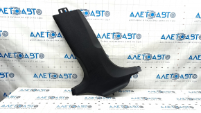 Center pillar trim lower left BMW 5 G30 17-23 black, scratches