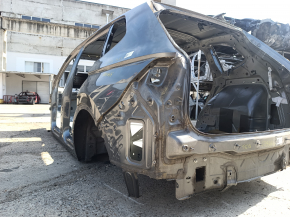 Quarter wing rear left VW Tiguan 18-long, on body, graphite, painted