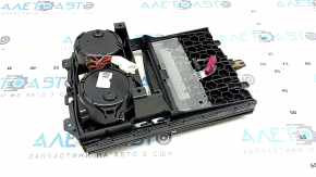 Box pocket central console BMW 5 G30 17-23 under the tree, with cup holders, with cigarette lighter, scratches