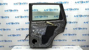 Door assembly rear right Nissan Rogue 14-20 graphite KAD, dent on molding