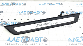 Door sill trim outer front left BMW 5 G30 17-23 Sport Line, with illumination, corrosion