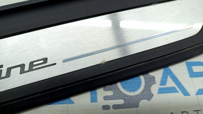 Door sill trim outer front left BMW 5 G30 17-23 Sport Line, with illumination, corrosion