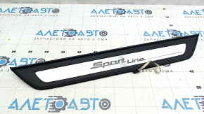 Door sill trim outer front right BMW 5 G30 17-23 Sport Line, with illumination, corrosion