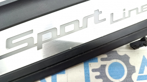 Door sill trim outer front right BMW 5 G30 17-23 Sport Line, with illumination, corrosion