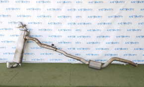 Exhaust pipe with barrel and valve BMW 5 G30 17-20 3.0T without actuator