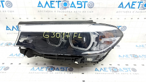 Headlight front left complete BMW 5 G30 17-20 LED Corona Rings S524A with mount, sand