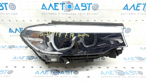 Headlight front right complete BMW 5 G30 17-20 LED Corona Rings S524A with mount, sand