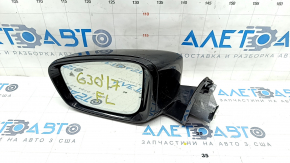 Left side mirror BMW 5 G30 17-23 9 pins, BSM, heated, turn signal, auto-dimming, camera, black, scuffed