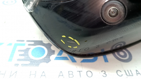 Side mirror right BMW 5 G30 17-23 9 pins, BSM, heated, turn signal, camera, black, scratches