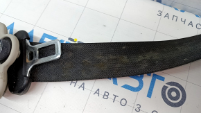 Driver's seat belt with tensioner Nissan Rogue 14-20 black, dry cleanable