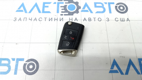 Key VW Tiguan 18- keyless 4 buttons, scratches