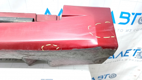 Right threshold Lincoln MKZ 13-20 red with seals, broken fastening, dented, scratches