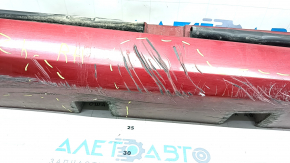 Right threshold Lincoln MKZ 13-20 red with seals, broken fastening, dented, scratches