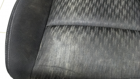 Driver's seat Nissan Rogue 14-20 without airbag, mechanical, black cloth, dry-cleanable, scratch on lining