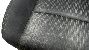 Passenger seat Nissan Rogue 14-20 without airbag, mechanical, black cloth, dry cleanable
