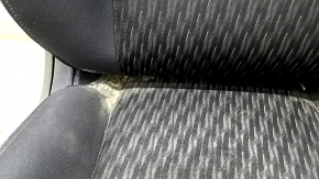 Passenger seat Nissan Rogue 14-20 without airbag, mechanical, black cloth, dry cleanable