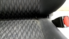 Passenger seat Nissan Rogue 14-20 without airbag, mechanical, black cloth, dry cleanable