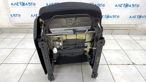 Passenger seat Nissan Rogue 14-20 without airbag, mechanical, black cloth, dry cleanable