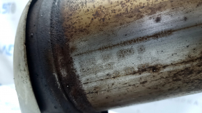 Intake pipe with catalytic converters VW Tiguan 18- fwd with bracket, with lambda probe, edges torn off, rusty, mesh torn off