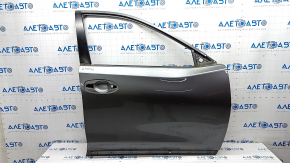 Door bare front right Nissan Rogue 14-20 graphite KAD, dent