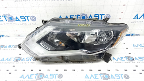 Headlight front left Nissan Rogue 17- bare halogen
