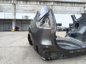 Quarter wing rear left Nissan Rogue 14-20 on the body, graphite, rusty