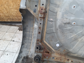Quarter wing rear left Nissan Rogue 14-20 on the body, graphite, rusty