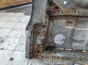 Quarter wing rear left Nissan Rogue 14-20 on the body, graphite, rusty
