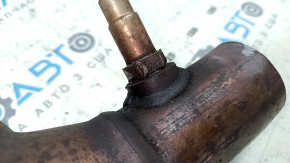 Catalytic converter VW Tiguan 09-17 edges torn off on lambda, sawed off
