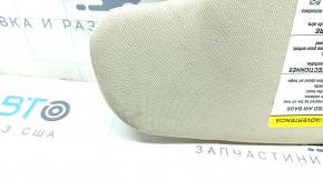 Right visor Lincoln MKZ 13-16 beige, for backlight, without hook, for dry cleaning