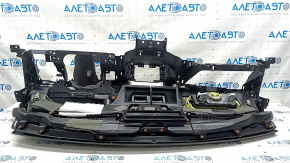 Torpedo front panel with AIRBAG Lincoln MKZ 13-20 dark gray