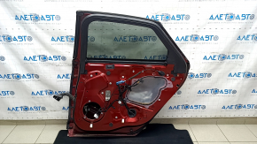 Door assembly rear right Lincoln MKZ 13-20 keyless, red RR, bumps, scratches on the overlay