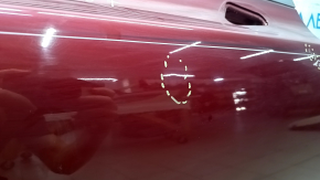 Door assembly front right Lincoln MKZ 13-20 keyless, red RR, bumpers