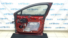 Door assembly front right Lincoln MKZ 13-20 keyless, red RR, bumpers